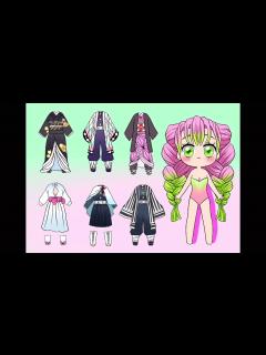 [x]【귀멸의 칼날】미츠리 다른 귀살대 대원복 입히기 - YouTube