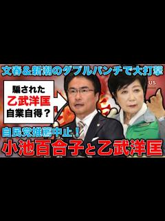 [x]乙武洋匡氏は落選確実か。小池百合子に騙されて、自民党からも推薦得られず･･･無所属で出て落選した悪夢再び！元博報堂作家本間龍さんと一月万冊 ...