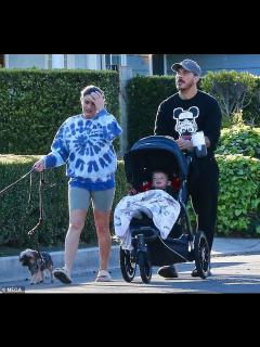 [x]Brittany Cartwright and Jax Taylor with son Cruz and their two dogs ...