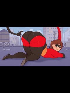 [x]ELASTIGIRL BIG BUTT ANIMATION BY RIDICULOUSCAKE - YouTube