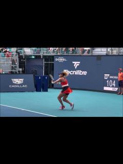[x]大坂なおみのフォアハンドストローク（スロー）/ Naomi Osaka Forehand Stroke Slow Motion [A2 ...