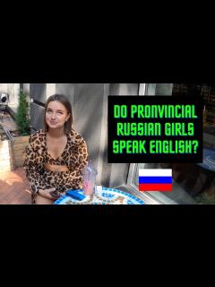 [x]100 Provincial RUSSIAN GIRLS - Do you Speak English? - YouTube
