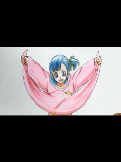 [x]ドラゴンボール ブルマ 描いてみた DRAGON BALL Bulma drawing - YouTube