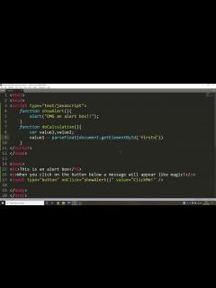[x]JavaScript - Alert Box, Simple Calculator - YouTube