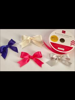 [x]【両面サテンリボン】可愛いリボンの作り方／[Double-sided satin ribbon] How to make a cute ...