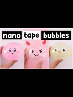 [x]DIY Viral Nano Tape Bubbles - Satisfying POP IT From TikTok! - YouTube