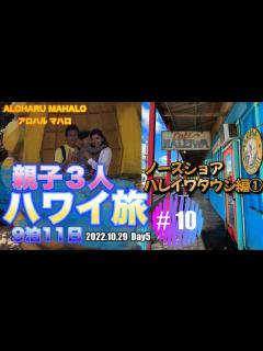 [x]親子3人 ハワイ旅 3年ぶり9泊11日 ノースショア ハレイワタウン編① #10 - YouTube