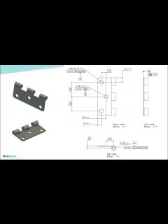 [x]GD&T : Applying GD&T scheme to a part in assembly - Hinge bracket - YouTube