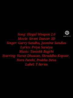 [x]Song: Illegal Weapon 2.0 lyrics (Street Dancer 3D) - YouTube