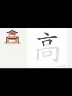[x]1分钟，一起画汉字：“高” - YouTube