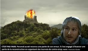 Kaamelott : Perceval met le feu au château de Murol | La Mentable